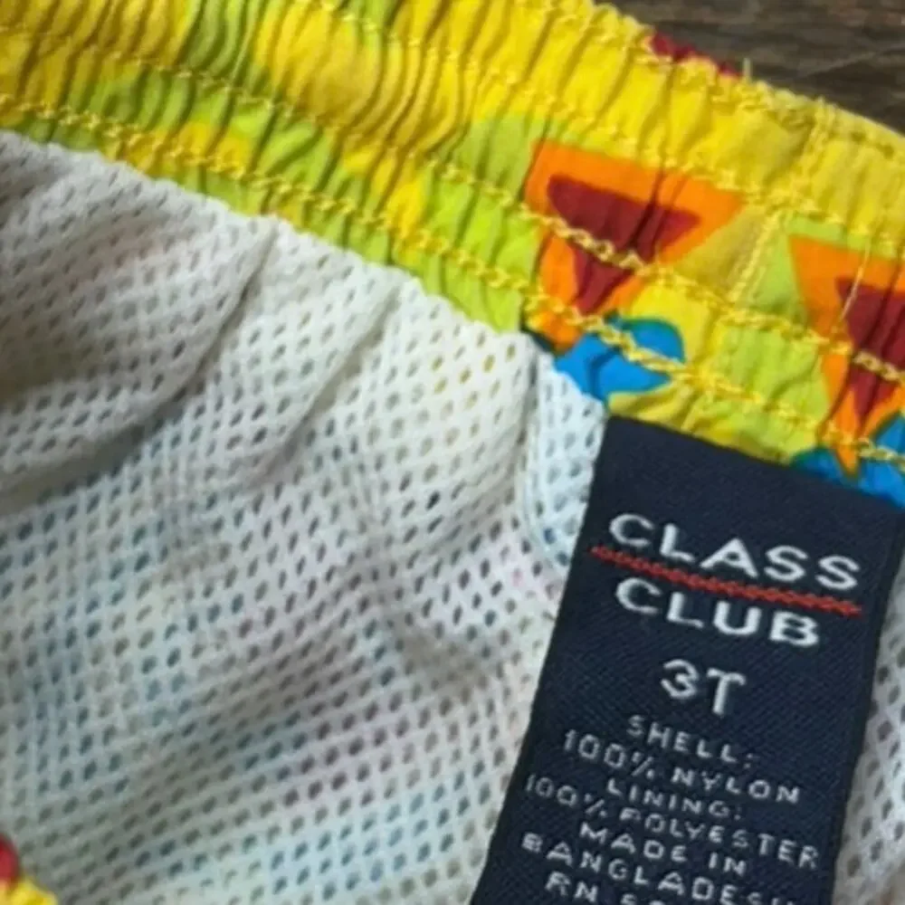 Class Club‎ Yellow Swim Trunks Size 3T